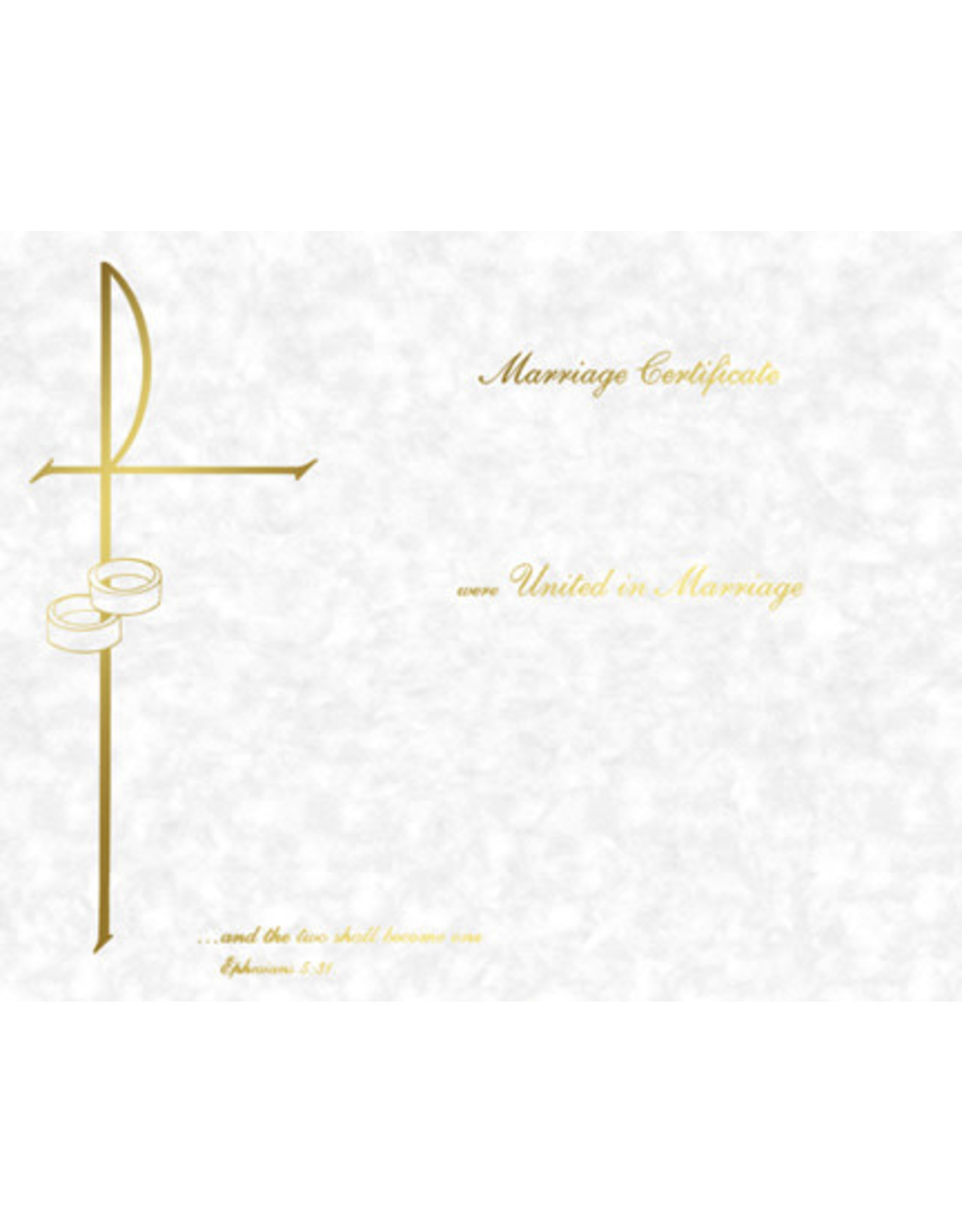 Barton Cotton Certificates - Marriage, Create-Your-Own (50)