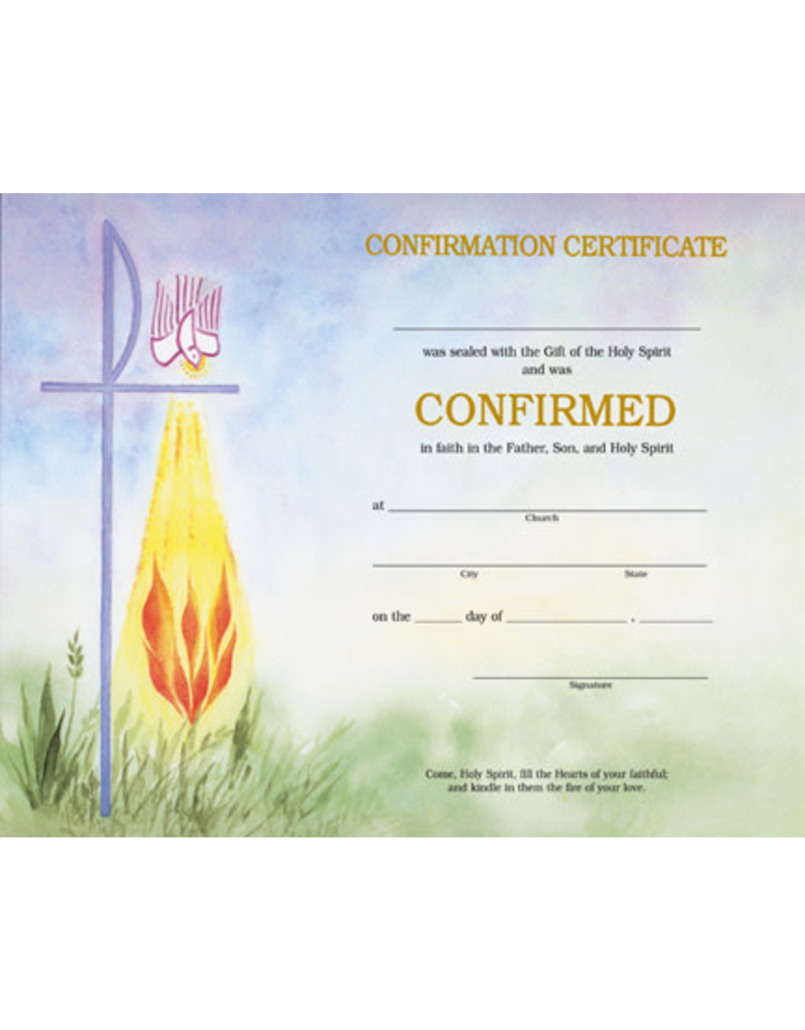 Barton Cotton Certificates - Confirmation (50)