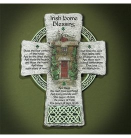 Abbey & CA Gift Cross - Irish Home Blessing (6x8")