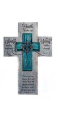 Abbey & CA Gift Cross - Faith Looks Up (8x12)