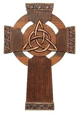 Abbey & CA Gift Cross - Irish Trinity Knot (6x9")