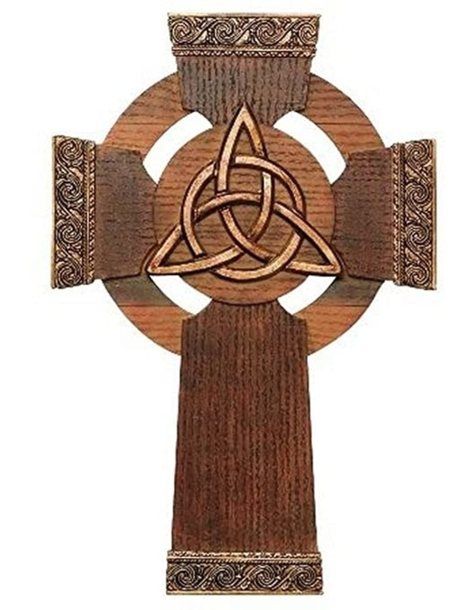 Abbey & CA Gift Cross - Irish Trinity Knot (6x9")
