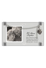 Abbey & CA Gift Frame - 25 Year Anniversary, with Locket & Bracelet (3x6)