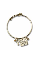 Cathedral Art Bracelet - Graduation (Gold) - Oh the Places You'll Go