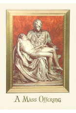 Barton Cotton Pieta Mass Cards for the Deceased (100)