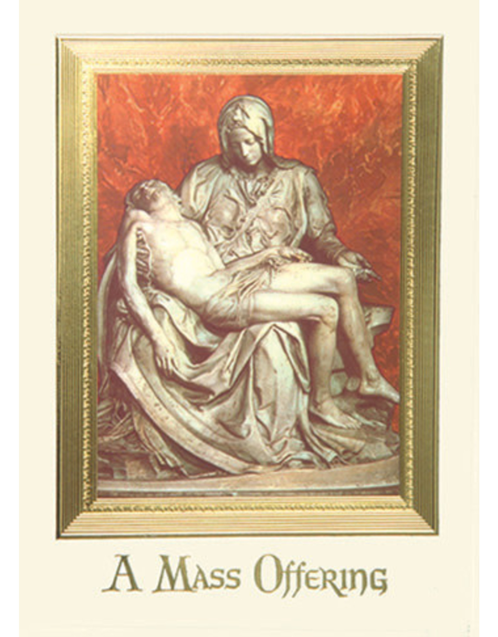 Barton Cotton Pieta Mass Cards for the Deceased (100)