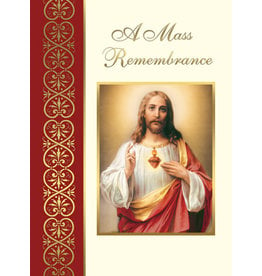 Barton Cotton Mass Cards - Deceased - Sacred Heart of Jesus (100)