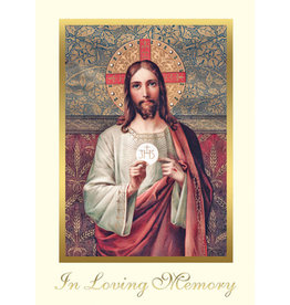Barton Cotton Sacred Heart of Jesus Mass Cards for the Deceased (50)