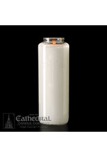 Cathedral Candle 6-Day Clear Glass Candle (Each)