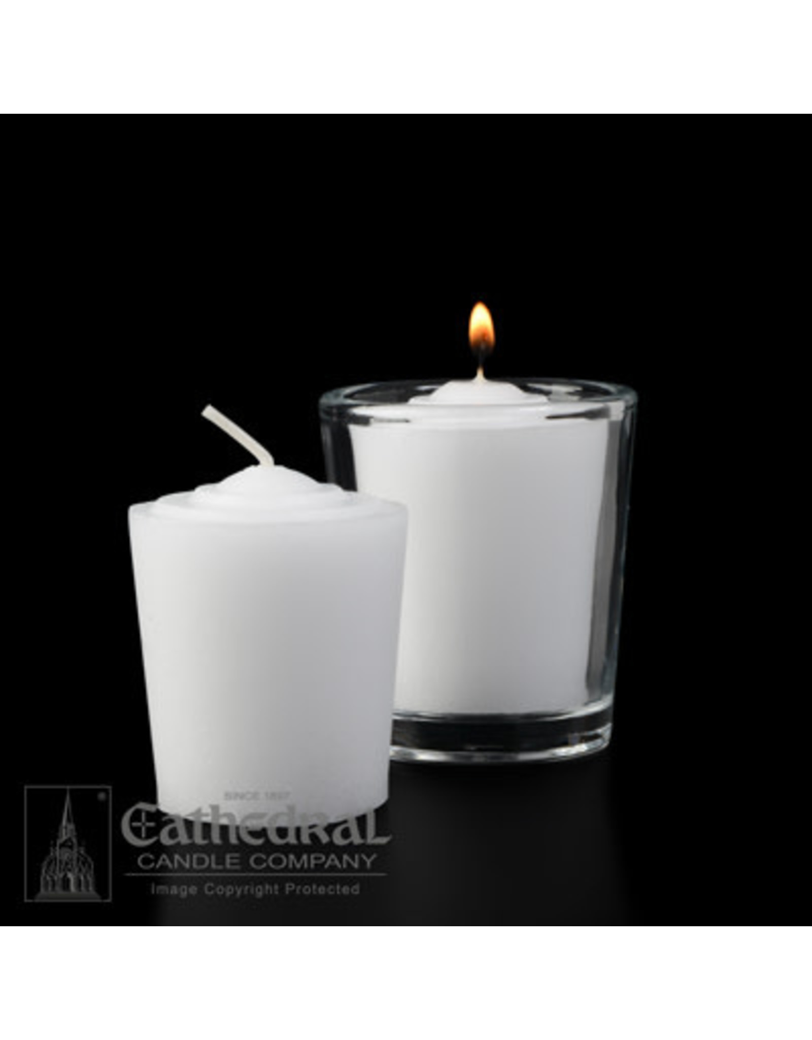 Cathedral Candle 15-Hour Tapered Votive Candles (Box of 36)