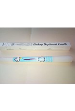 Emkay (Muench-Kreuzer) Baptism Candle - I Baptize Thee (Each)