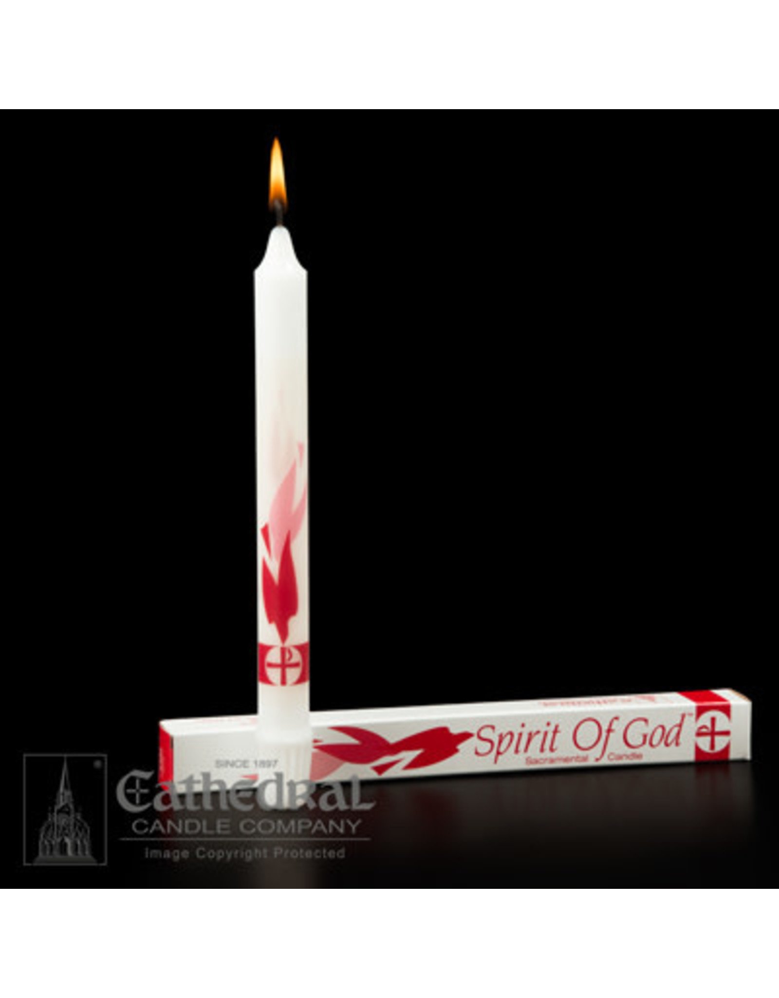 Cathedral Candle Confirmation Candle - Spirit of God