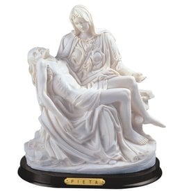George Chen Statue - Pieta, White (12")