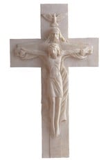 George Chen Atrio Trinity Crucifix, White (15.5")