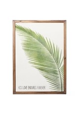Roman Picture - Palm - His Love Endures Forever