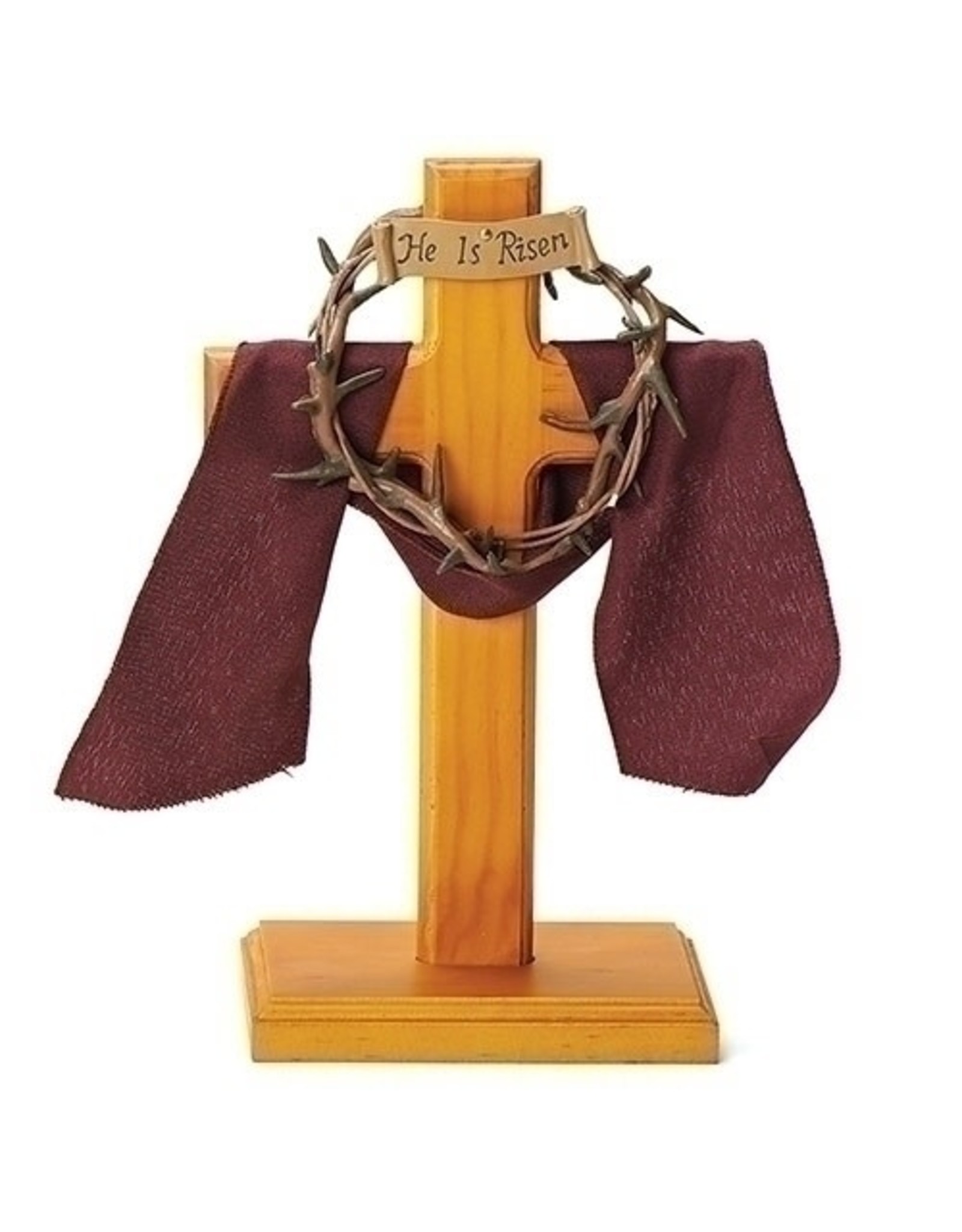 Roman Crown of Thorns Standing Cross 7.5"