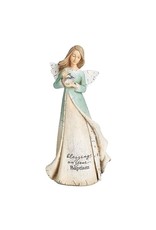 Roman Baptism Angel Statue 7"