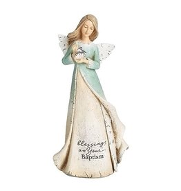 Roman Baptism Angel Statue 7"