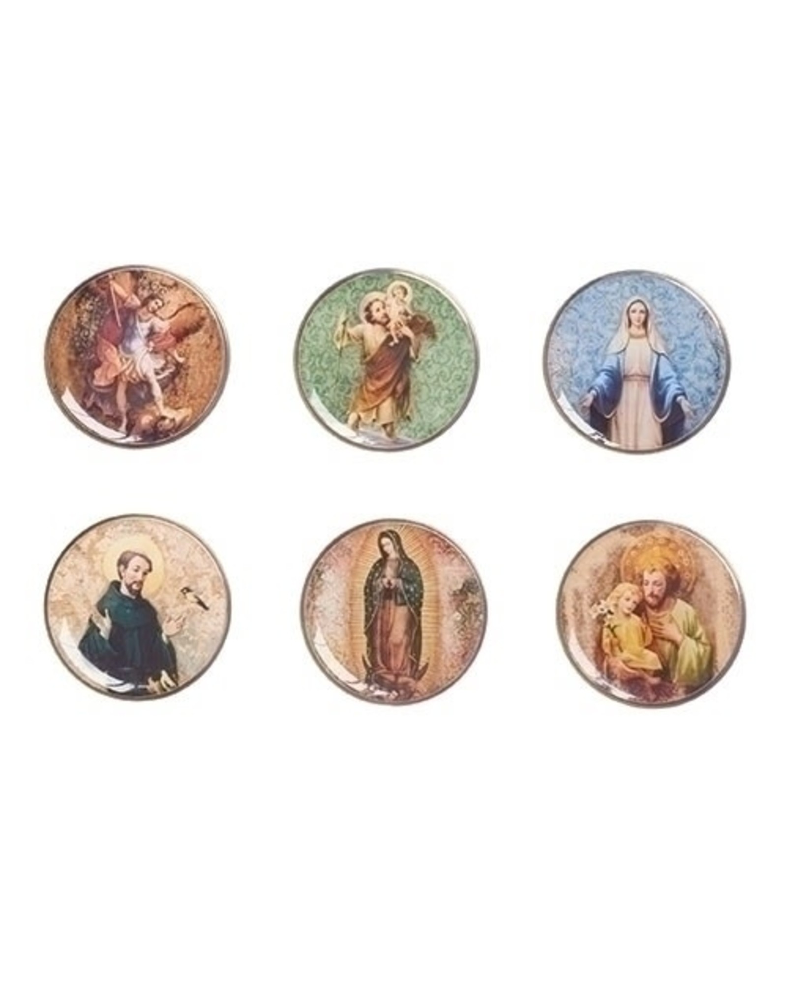 Roman Saints Pocket Token 1.25" - Various