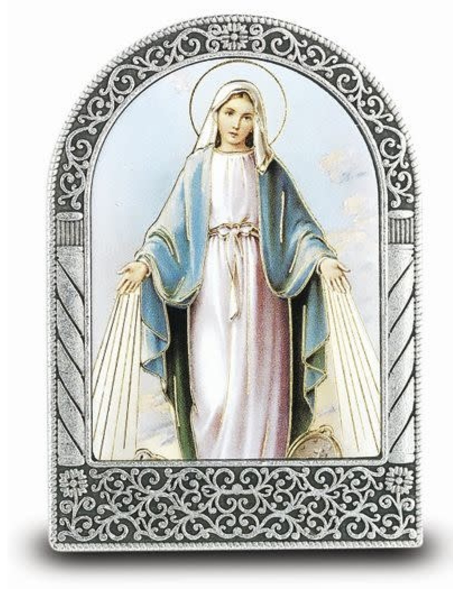 Hirten Plaque - Our Lady of Grace Easel (2-3/4 x 2")