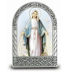 Hirten Plaque - Our Lady of Grace Easel (2-3/4 x 2")