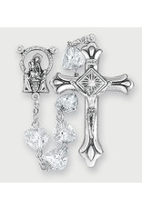 Hirten Rosary - Crystal-Look  8mm
