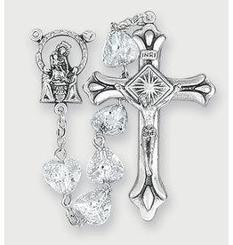Hirten Rosary - Crystal-Look  8mm