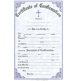Remey, F.J. Certificates - Confirmation (Pad of 50)