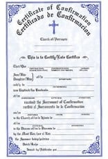 Remey, F.J. Certificates - Confirmation, Bilingual (Pad of 50)