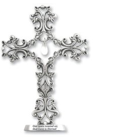 Abbey & CA Gift Standing Filigree Memorial Cross 5"