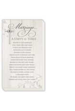 Abbey & CA Gift Marriage Unity of Three Plaque (10x17")
