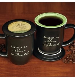 Abbey & CA Gift Mug with Coaster - Man of Faith