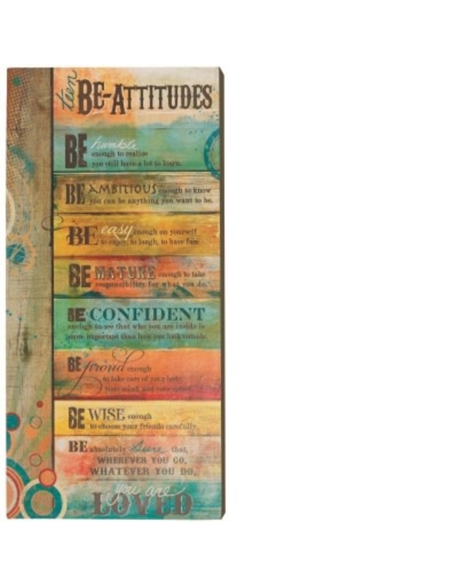 Abbey & CA Gift Teen Be-Attitudes Plaque