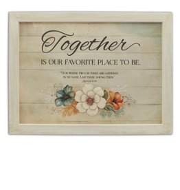 Abbey & CA Gift Plaque - Together 16x12