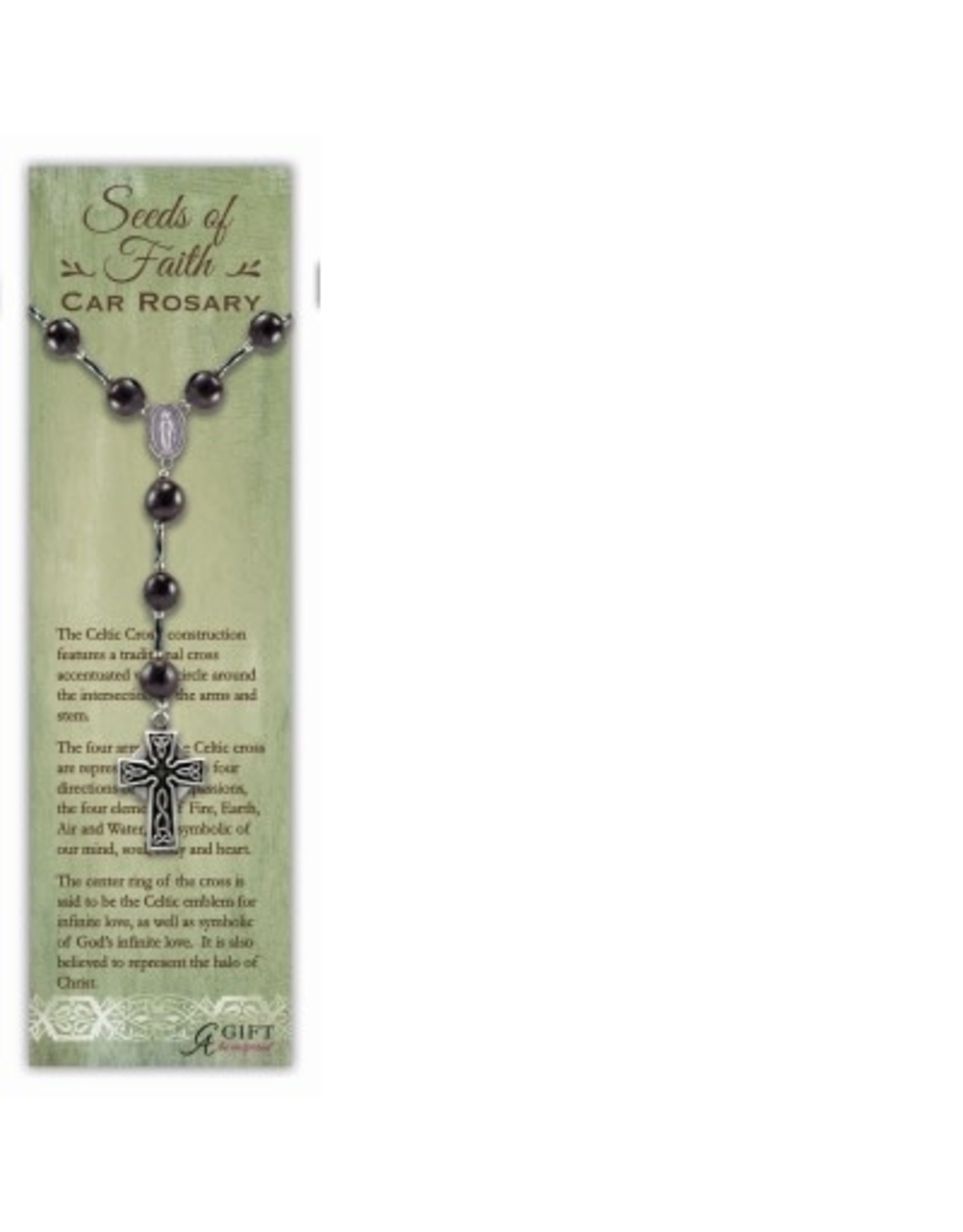Auto Rosary - Celtic Cross Seeds of Faith