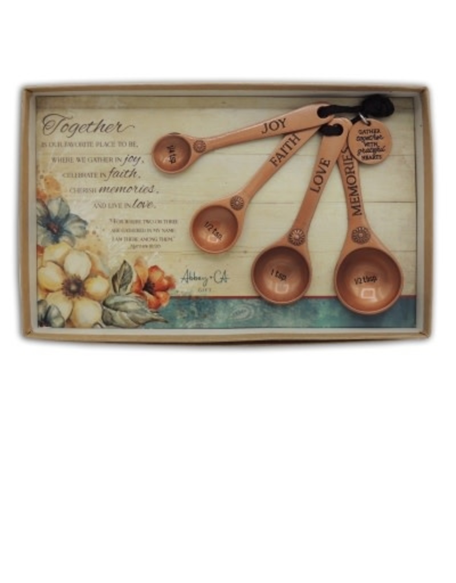 Cathedral Art Measuring Spoons - Copper - Together