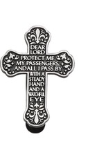 Abbey & CA Gift Visor Clip- Dear Lord Motorist Prayer Cross