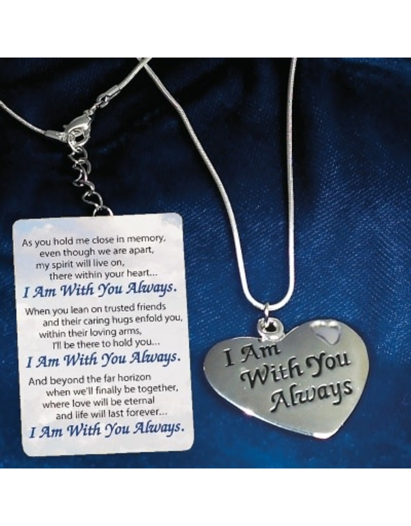 Abbey & CA Gift Necklace with Card - I am with You Always