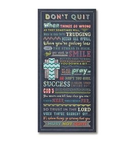 Abbey & CA Gift Plaque - Don't Quit (8x17")