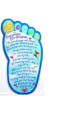 Plaque - Footprints for Children