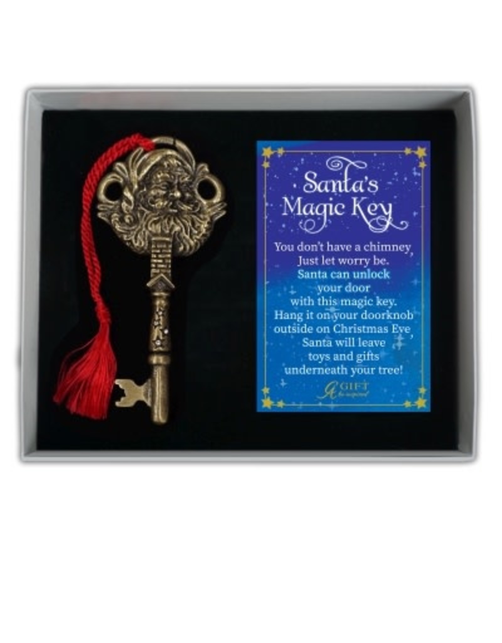 Abbey & CA Gift Ornament - Santa's Key