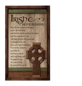 Abbey & CA Gift Plaque - Irish Home Blessing 9x15