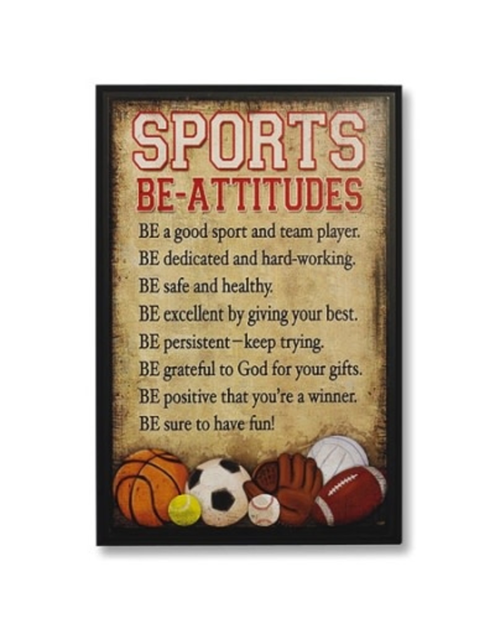 Abbey & CA Gift Plaque - Sports Be-Attitudes
