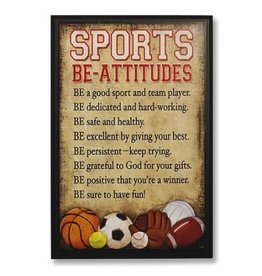 Abbey & CA Gift Plaque - Sports Be-Attitudes