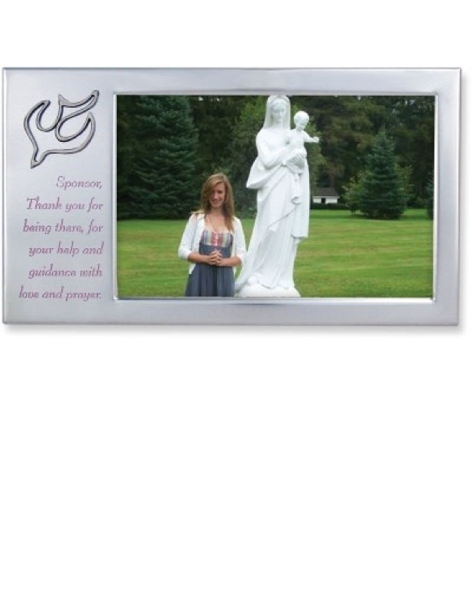 Abbey & CA Gift Sponsor Frame with Dove