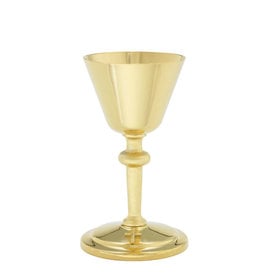 Alviti Creations Chalice Gold Plated 7-1/2" Ht, 8oz