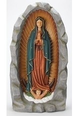 Roman Our Lady of Guadalupe Grotto Garden Statue 36"