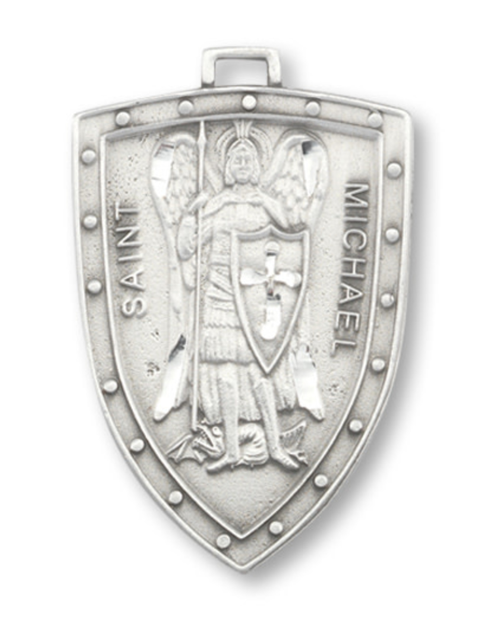 Pendant - St Michael, Badge (Pewter)