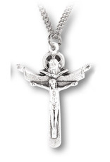 Holy Trinity Crucifix on 24" Chain