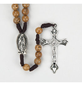 Hirten Our Lady of Guadalupe Brown Wooden Rosary